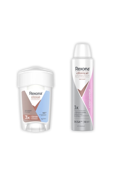 Rexona Clinical Protection Kadın Sprey Deodorant 150 ml + Clinical Pretection Stick Deodorant 50 ml