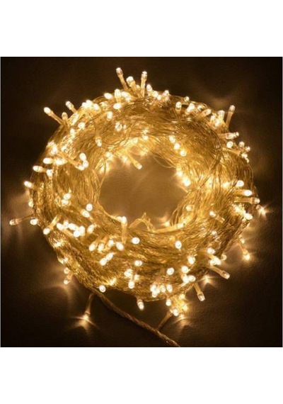 Led Lamba 10 Metre 100 Led Şeffaf Kablo Işık Dekor Aydınlatma Led