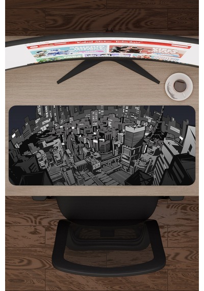 Persona 5 Kaymaz Dikişli Kauçuk Oyuncu Mousepad V4 - 70x30 Xl Gaming Mouse Pad Fare Altlığı