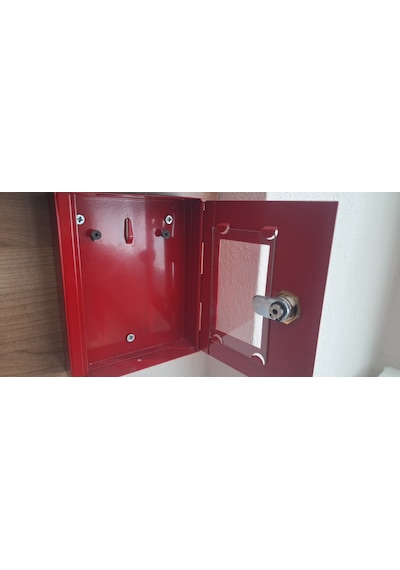 Emniyet Kilidi Kutusu 616116/fı, Yxgxd 150x120x32mm, Kırmızı
