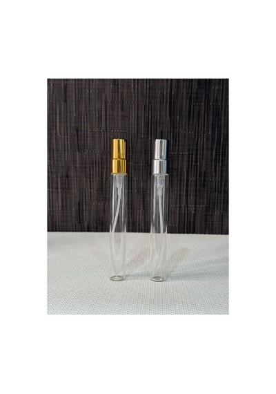 Hediyelik Cam Fısfıs Kolonya Şişesi ,sprey Kolonya Şişesi, Süssüz , Tester Parfüm Şişesi , Gold Kapak - 10ml-20 Adet - 884508722