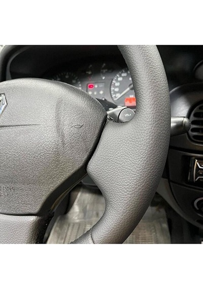 Renault Megane 1 Uyumlu Araca Özel Dikmeli Direksiyon Kılıfı Siyah