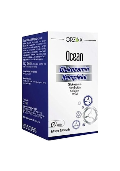 Orzax Ocean Glukozamin Komplex Takviye Edici Gıda 60 Tablet