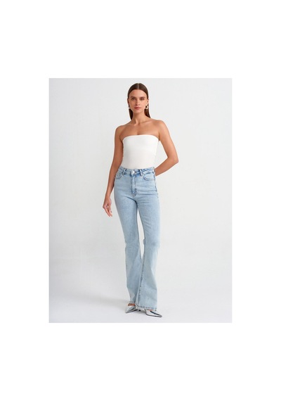 Rouge Basıc Dlv 20659 Straplez Top Beyaz