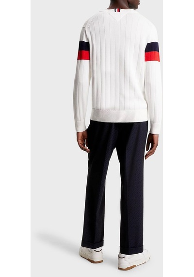 Tommy Hilfiger Erkek Kazak Mw0mw33094 0gy Ekru