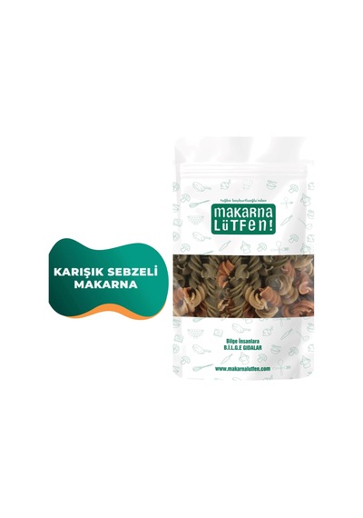 Karışık Sebzeli Makarna %35 Sebze-200 G