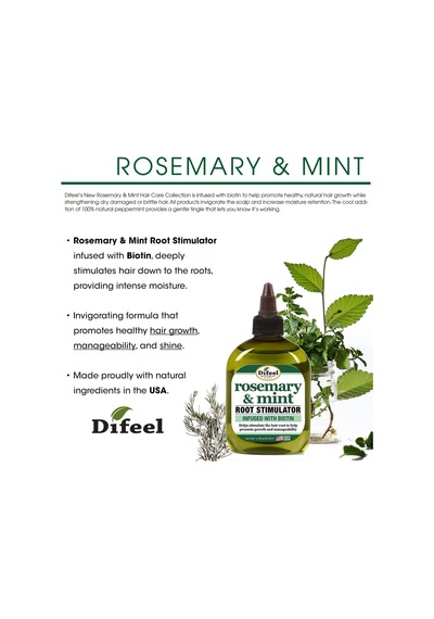 Difeel Rosemary & Mint Saç Bakım Solüsyonu 75ml
