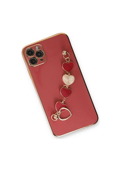 Apple İphone 11 Pro Max Kılıf Esila Silikon - Kırmızı