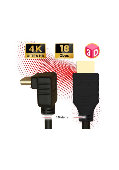 Hdmi 2.0 4k Ultra Hd 60 Hz L Tipi Ses Ve Görüntü Aktarım Kablosu