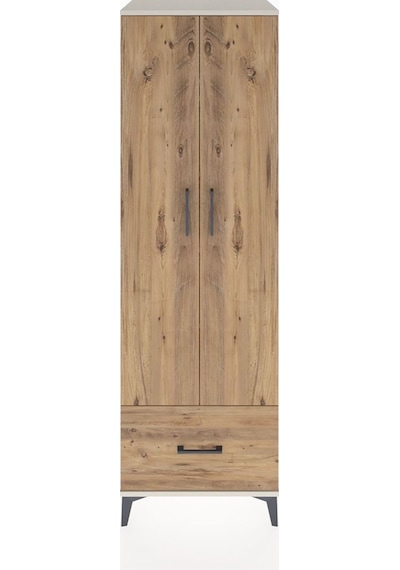 Hyperion Dolap 5 Raflı Tek Çekmeceli 2 Kapaklı 60x44x195 Aytaşı-çam Aytası