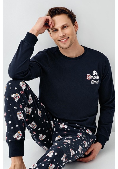 Rolypoly Roly Poly Erkek Aile It's Movie Time %100 Pamuk Uzun Kollu Pijama Takım Lacıvert Rolypoly Roly Poly Erkek Aile It's Movie Time %100 Pamuk Uzun Kollu Pijama Takım Lacıvert