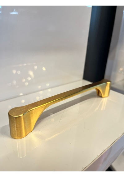 Venedik Metal Kulp 128mm Mat Altın Dolap Kapak Modern Tv Ünite Çekmece Mobilya Komidin Mat Altın