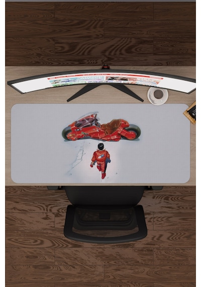 Akira Anime V1 - 90x40 Xxl Gaming Kauçuk Kaymaz Taban Mouse Pad Fare Altlığı