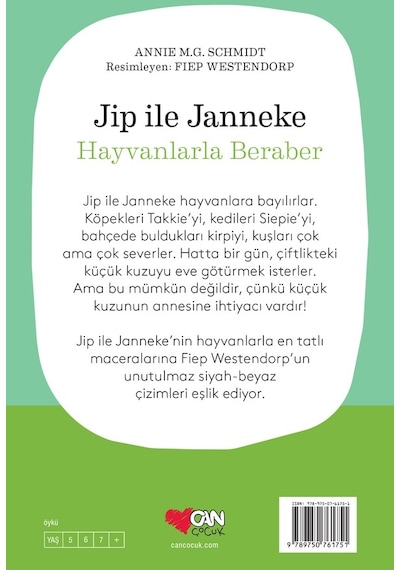 Jip ile Janneke - Hayvanlarla Beraber - Annie M.G. Schmidt - Can Çocuk Yayınları