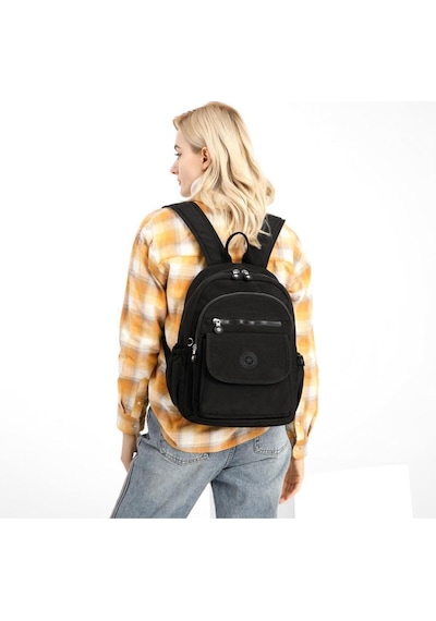 Orta Boy Kadın Sırt Çantası Smart Bags Krinkıl Kumaş 1187 Selva