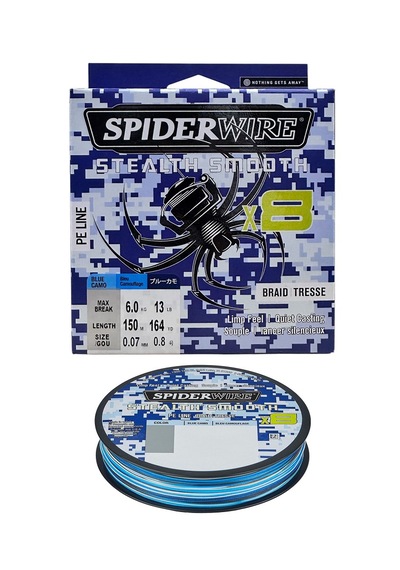 Spiderwire 8x 0.07mm 150m Stealth Smooth İp Misina Blue Camo
