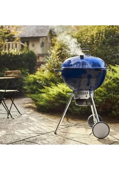 Weber Gbs E-5750 Kömürlü Barbekü Ø 57 Cm Okyanus Mavisi Siyah