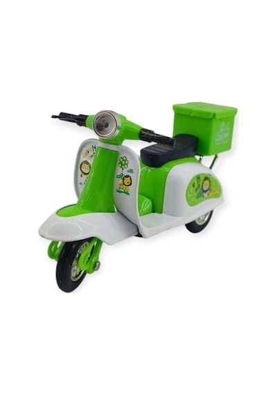 Çek Bırak Metal Vespa Motor 12 Cm - Fy361a-12d-yeşil Lisinya Çok Renkli