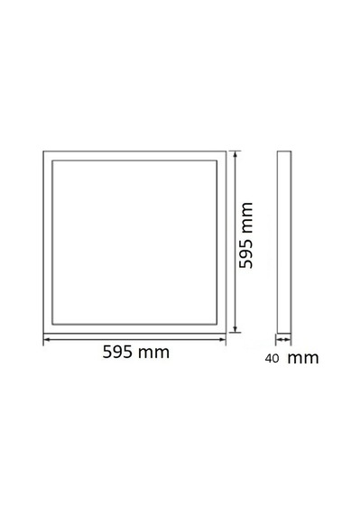 10 Adet Horoz Led Panel 60x60 6400k Beyaz Işık