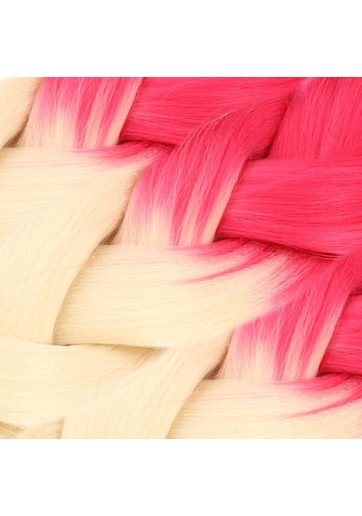 Afrika Örgülük Sentetik Ombreli 100 Gr. / Pembe / Platin - Joby-462918 Çok Renkli