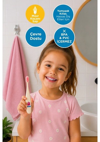 Ekolojik Diş Fırçası 3'lü Set Pinky