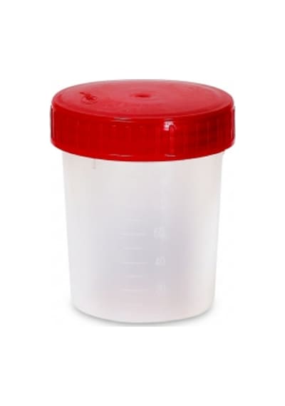 Steril Paketli İdrar Numune Kabı -100 Ml Mint