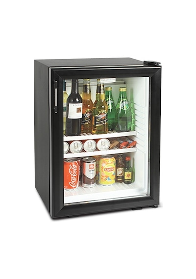 Elektromarla Drc 45 S Absorbe Otel Tipi Cam Kapı Minibar -Siyah