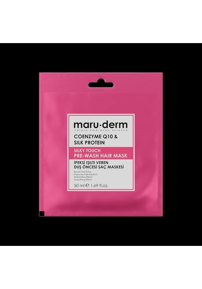 Duş Öncesi Saç Maskesi, Coenzyme Q10 & Silk Protein, İpeksi Işıltı Veren, 50 Ml