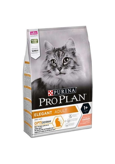 Purina Pro Plan Elegant Derma Somonlu ve Pirinçli Yetişkin Kedi Maması 1500 G