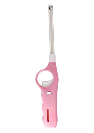 X-Lite Pembe Uzun Doldurulabilir Mutfak Ocak Mangal Kamp Çakmağı