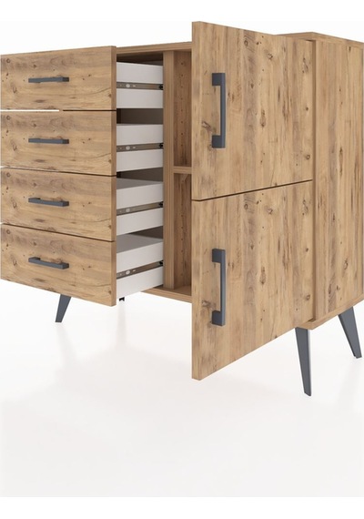 Arges Şifonyer Tek Raflı 4 Çekmeceli 2 Kapaklı 88x30x80 Çam-çam Çam Arges Şifonyer Tek Raflı 4 Çekmeceli 2 Kapaklı 88x30x80 Çam-çam Çam