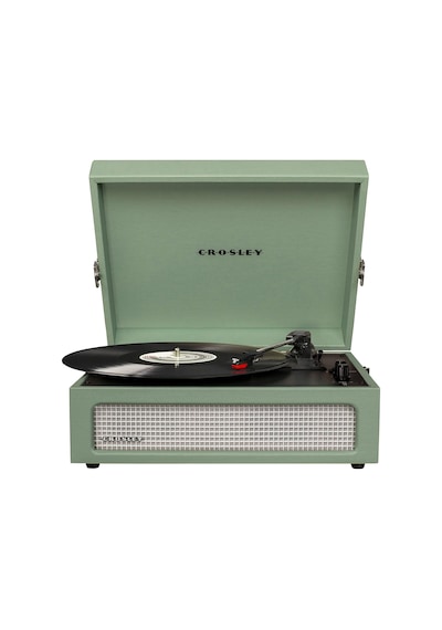 Cr8017b-sa Voyager Vintage Taşınabilir Vinil Plak Çalar Pikap, Bluetooth Giriş/çıkışı Ve Dahili Hoparlörler, S Diğer