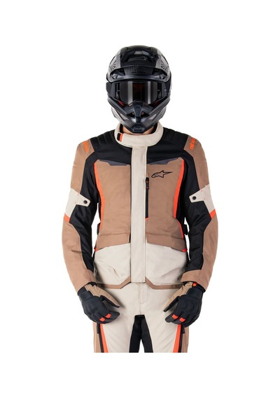 Alpinestars St-1 Wp Korumalı Motosiklet Montu Bej Gri Siyah