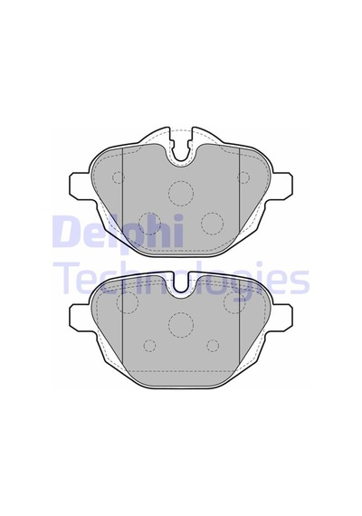 Delphı Fren Balatası Arka Bmw F10 F11 G30 IS00-DELPHI LP2162