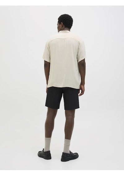 Jack & Jones Erkek Kısa Kollu Gömlek - Jeff - 12268443 Moonbeam Çok Renkli