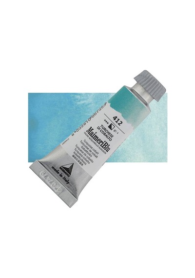 Maimeri Blu Tüp Sulu Boya 12 Ml S4 No 412 Turquoise Cobalt