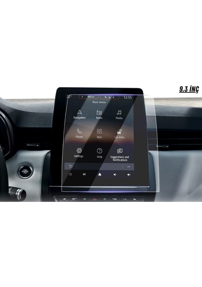 Renault Clio 2025 Techno Esprit Alpine Navigasyon Ve Multimedya Uyumlu Nano Ekran Koruyucu