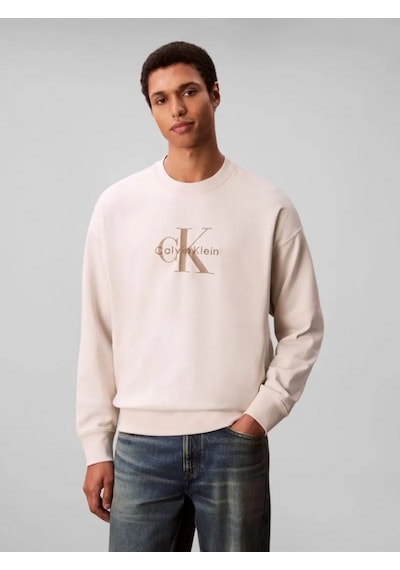 Calvin Klein Jeans Uzun Kollu 350gr Penye Monologolu Bisiklet Yaka Erkek Beyaz Sweatshirt Lv04rd242g Beyaz Calvin Klein Jeans Uzun Kollu 350gr Penye Monologolu Bisiklet Yaka Erkek Beyaz Sweatshirt Lv04rd242g Beyaz