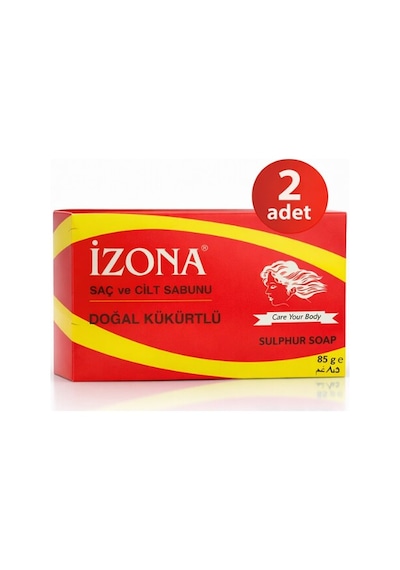 İzona Sabun Kükürtlü 85 Gr 2li Çam Katranı - Kükürt