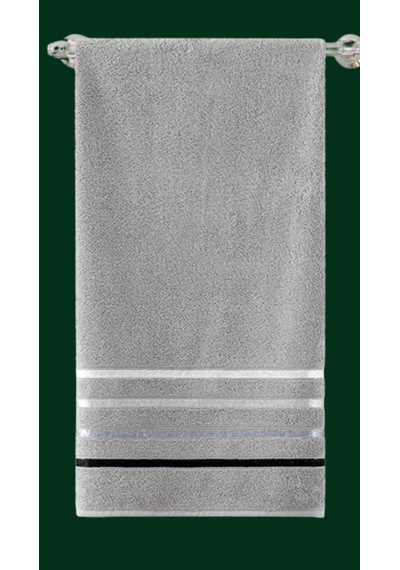 Banyo Havlu Seti 4 Lü Bale Premium - 70x140cm X2 / 50x90cm X2 Gri