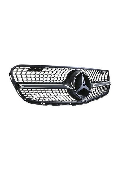 Mercedes Glc Diamond Ön Panjur Izgara Gri W253