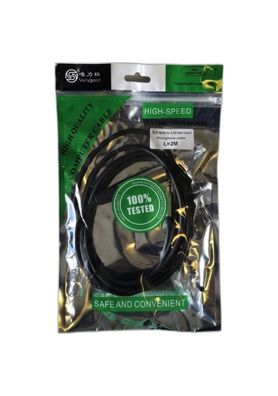 Xlr Erkek - 3.5mm Stereo Erkek Mikrofon Kablosu 2 Metre Ses Aktarım Kablosu