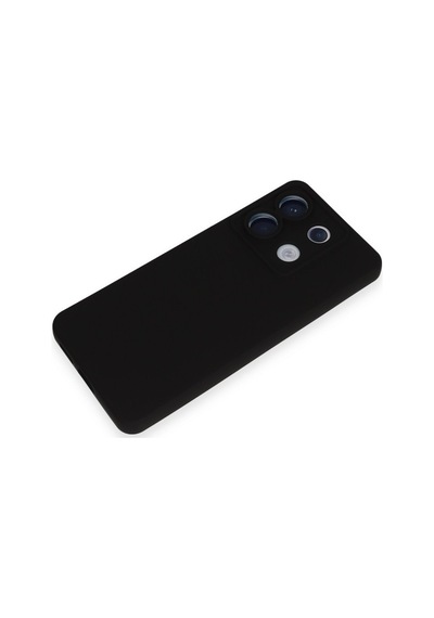 Note 13 Pro 5g Kılıf Nano İçi Kadife Silikon - Siyah