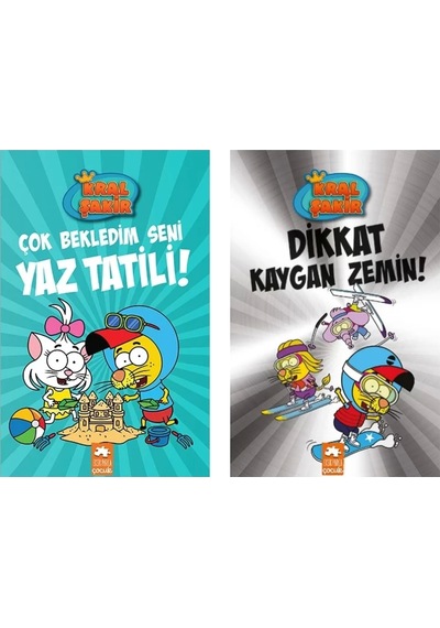 Kral Şakir Okuma Seti 11-12 Varol Yaşaroğlu 2 Kitap Ciltli