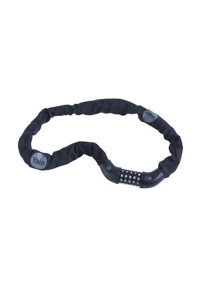 Yale Ychc0/6/90/2 Essential Security Kombine Zincir 900mm Bisiklet Kilidi, Siyah Siyah-Turuncu