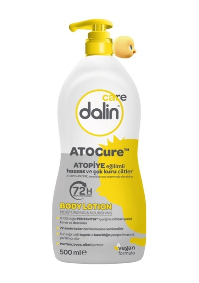 Tr Care Atocure Losyon, 500 Ml, Atopiye Eğilimli Hassas Ve Çok Kuru Ciltler İçin