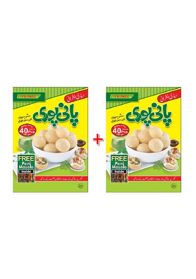 Yelpaze Pani Puri Golgappa Çıtır Hamur Topları 2 x 150 G