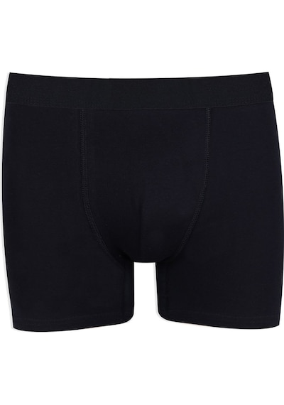 Erkek 3'lü Pamuklu Likralı Boxer 9006-1 Siyah