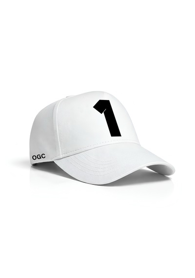 Ogc 1 Sayısı Unisex Şapka Beyaz