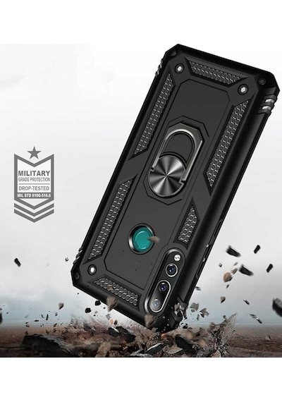 Huawei Y9 Prime 2019 Kilif Yüzüklü Zirh Tank Vega 405443071